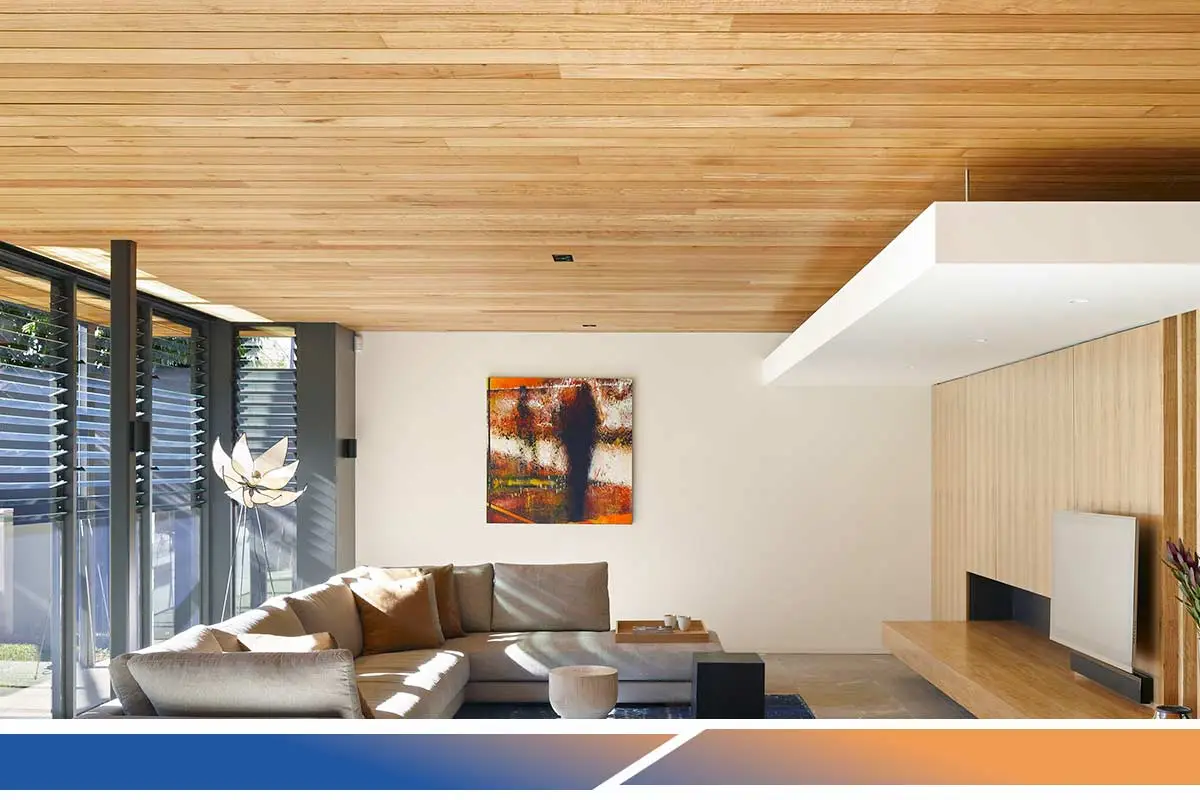 wooden false ceiling